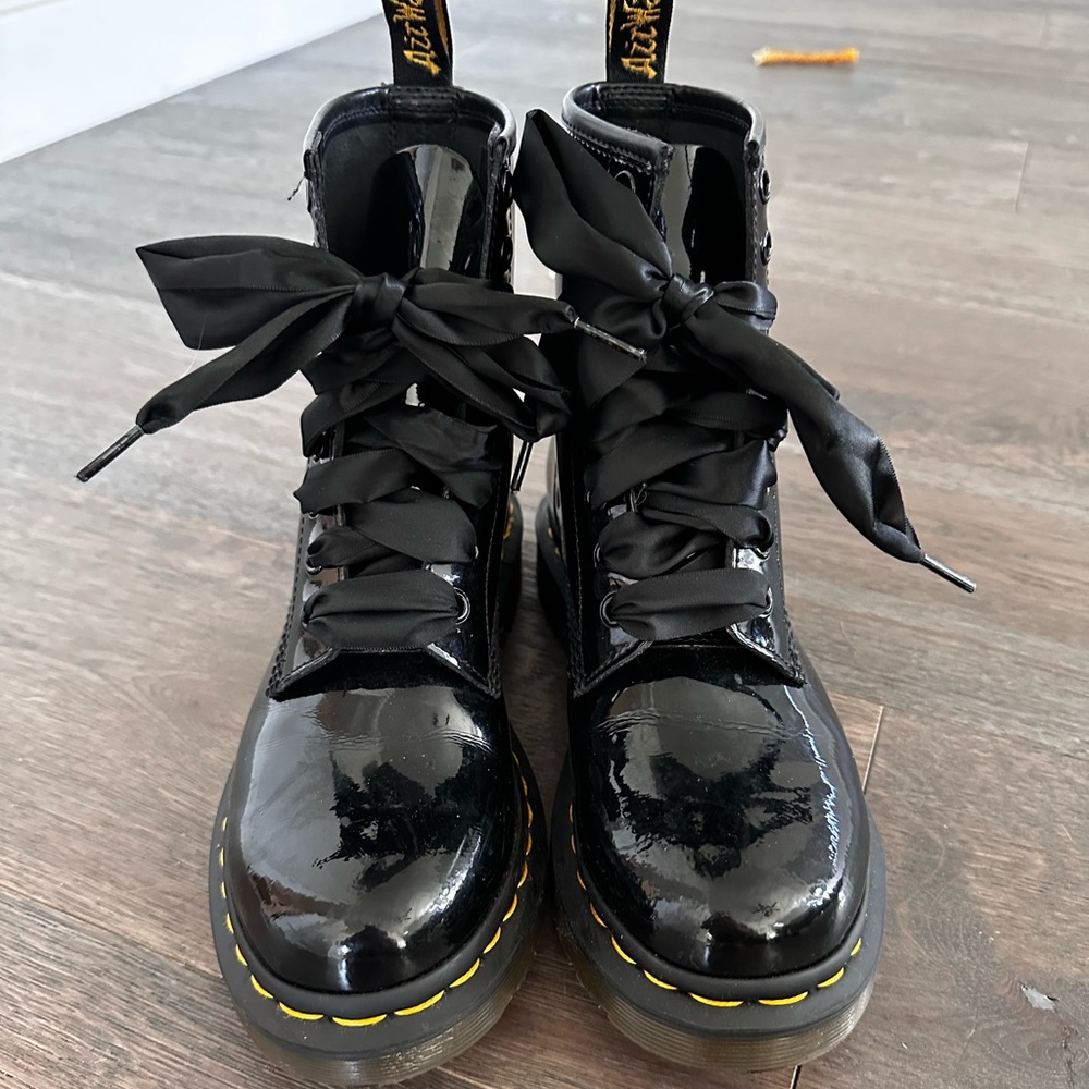 Dr. Martens patent leather boots, gently used